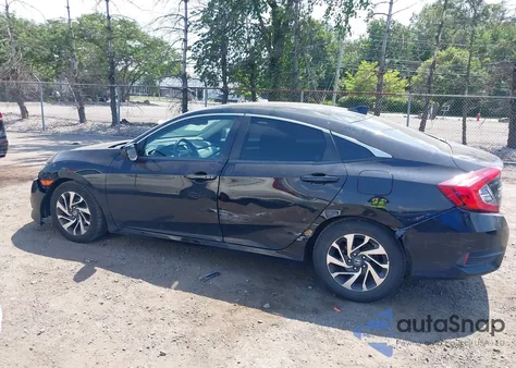 2018 Honda Civic Ex from USA, damaged, VIN 2HGFC2F77JH511821